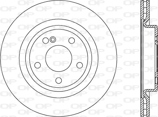 Open Parts BDA2799.20 - Тормозной диск autosila-amz.com