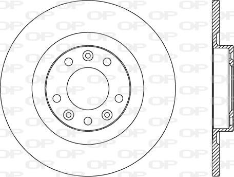 Open Parts BDA2741.10 - Тормозной диск autosila-amz.com