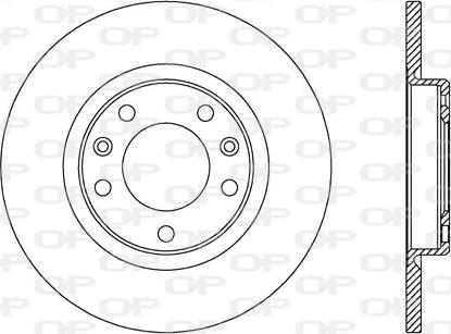 Open Parts BDA2743.10 - Тормозной диск autosila-amz.com