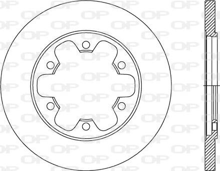 Open Parts BDA2732.10 - Тормозной диск autosila-amz.com