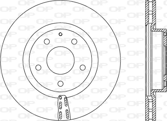 Open Parts BDA2729.20 - Тормозной диск autosila-amz.com