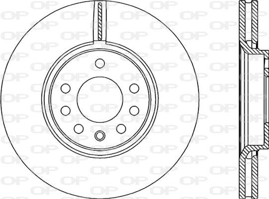 Open Parts BDR1990.20 - Тормозной диск autosila-amz.com