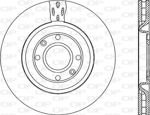 Open Parts BDR1956.20 - Тормозной диск autosila-amz.com
