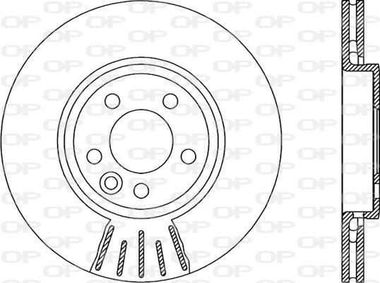 Open Parts BDR1900.20 - Тормозной диск autosila-amz.com