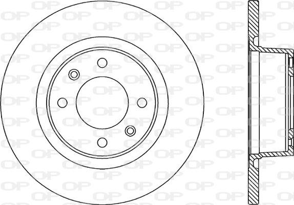 Open Parts BDR1931.10 - Тормозной диск autosila-amz.com