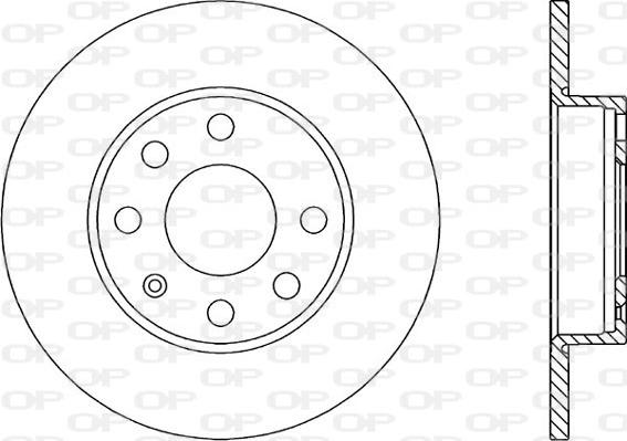 Open Parts BDR1402.10 - Тормозной диск autosila-amz.com
