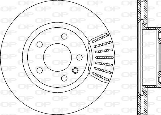 Open Parts BDR1419.20 - Тормозной диск autosila-amz.com