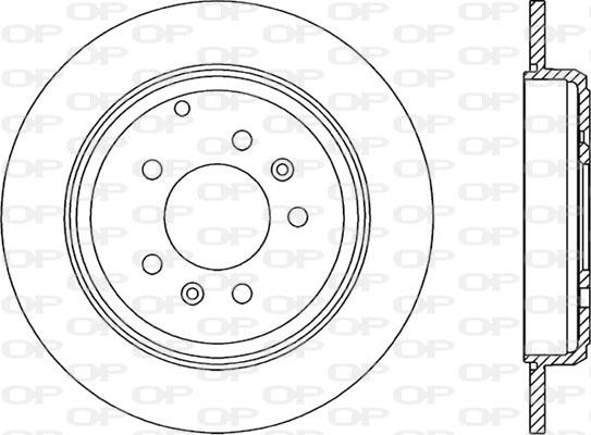 Open Parts BDR1434.10 - Тормозной диск autosila-amz.com