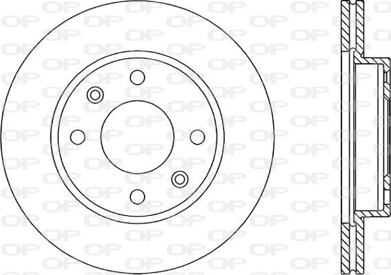 Open Parts BDR1430.20 - Тормозной диск autosila-amz.com