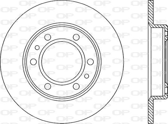 Open Parts BDR1530.10 - Тормозной диск autosila-amz.com