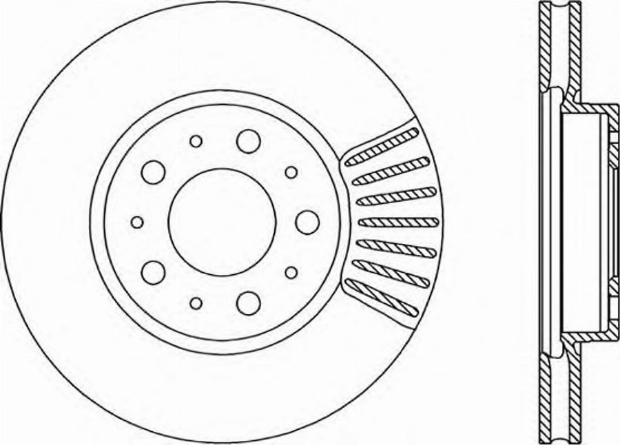 Open Parts BDR1614.20 - Тормозной диск autosila-amz.com