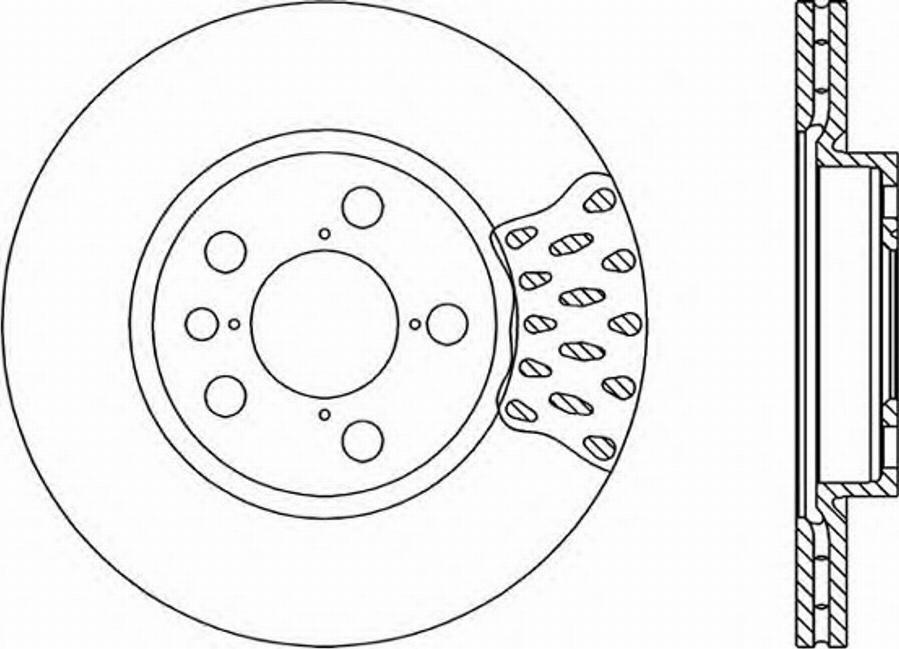 Open Parts BDR1674.20 - Тормозной диск autosila-amz.com
