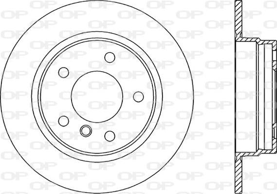 Open Parts BDR1094.10 - Тормозной диск autosila-amz.com