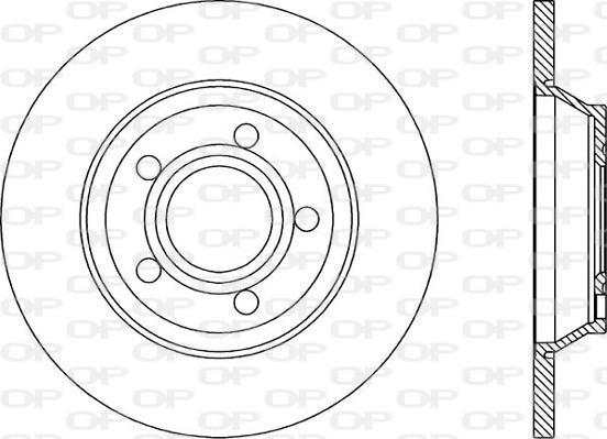 Open Parts BDR1042.10 - Тормозной диск autosila-amz.com