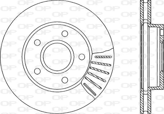 Open Parts BDR1189.20 - Тормозной диск autosila-amz.com