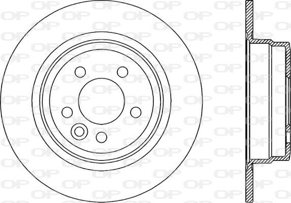 Open Parts BDR1894.10 - Тормозной диск autosila-amz.com