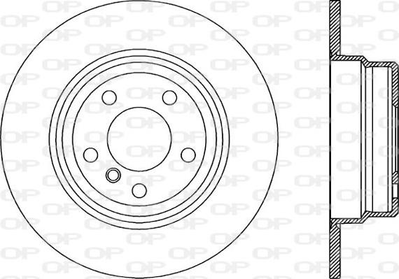 Open Parts BDR1891.10 - Тормозной диск autosila-amz.com