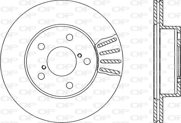 Open Parts BDR1818.20 - Тормозной диск autosila-amz.com