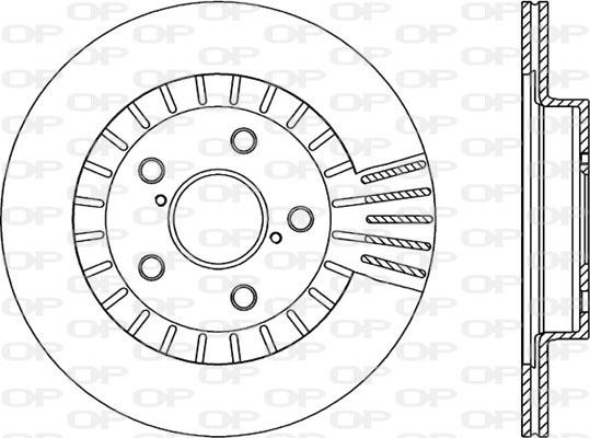 Open Parts BDR1838.20 - Тормозной диск autosila-amz.com