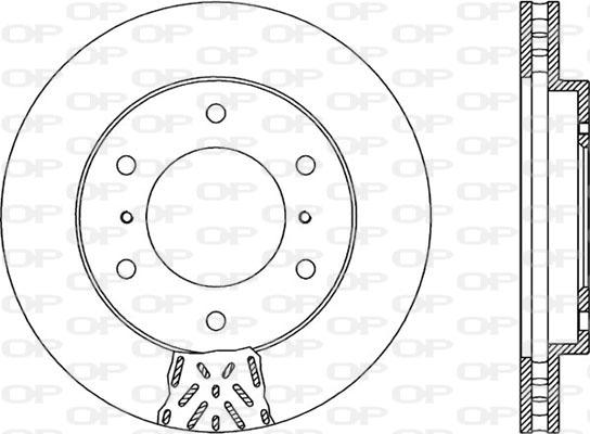 Open Parts BDR1873.20 - Тормозной диск autosila-amz.com