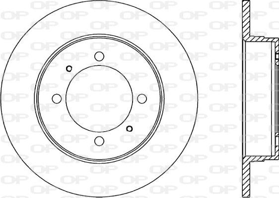 Open Parts BDR1335.10 - Тормозной диск autosila-amz.com