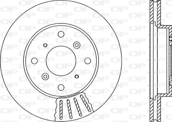 Open Parts BDR1217.20 - Тормозной диск autosila-amz.com