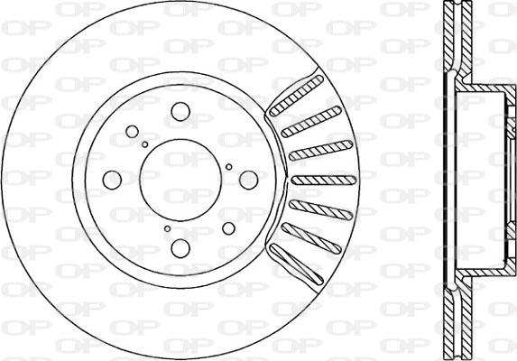 Open Parts BDR1230.20 - Тормозной диск autosila-amz.com