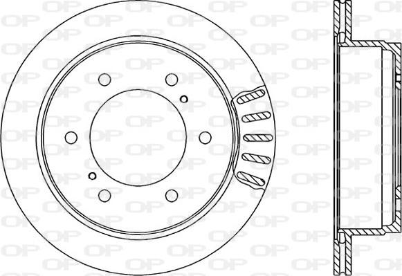 Open Parts BDR1796.20 - Тормозной диск autosila-amz.com