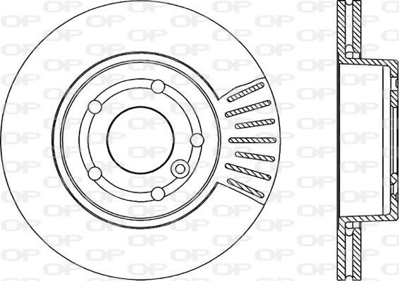 Open Parts BDR1749.20 - Тормозной диск autosila-amz.com