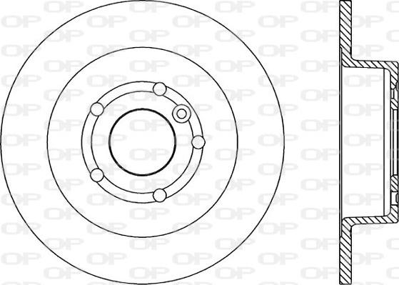 Open Parts BDR1750.10 - Тормозной диск autosila-amz.com