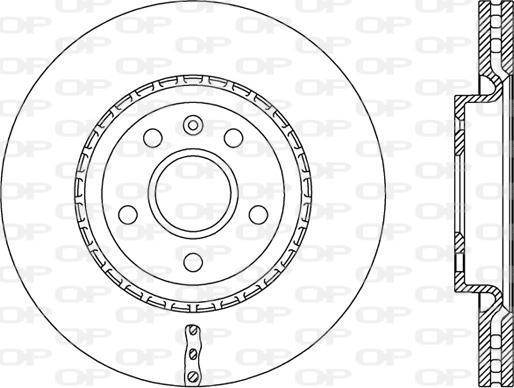 Open Parts BDR2496.20 - Тормозной диск autosila-amz.com