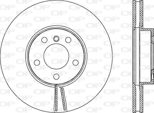 Open Parts BDR2464.20 - Тормозной диск autosila-amz.com