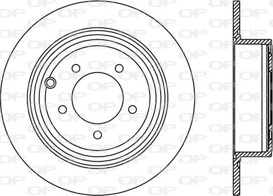 Open Parts BDR2466.10 - Тормозной диск autosila-amz.com