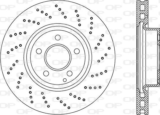 Open Parts BDR2419.25 - Тормозной диск autosila-amz.com