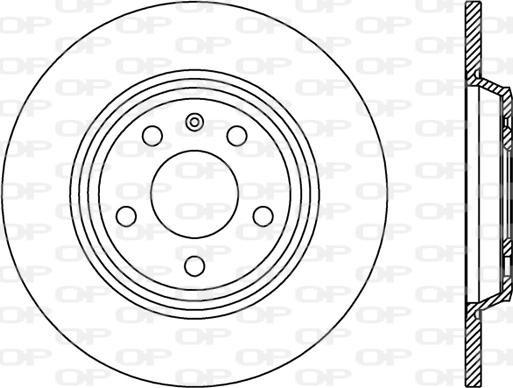 Open Parts BDR2413.10 - Тормозной диск autosila-amz.com