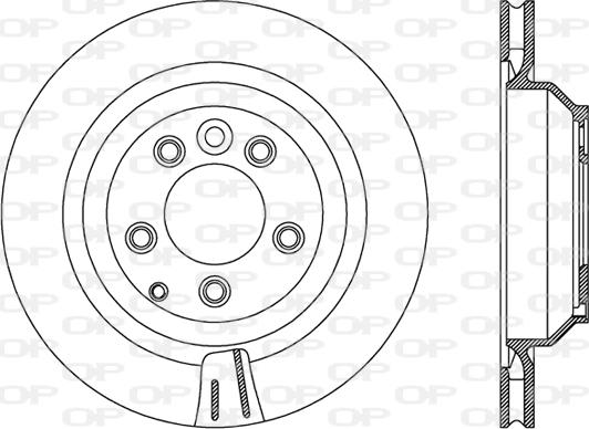 Open Parts BDR2489.20 - Тормозной диск autosila-amz.com