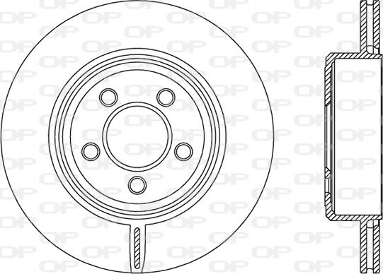 Open Parts BDR2481.20 - Тормозной диск autosila-amz.com