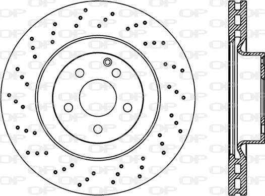 Open Parts BDR2420.25 - Тормозной диск autosila-amz.com