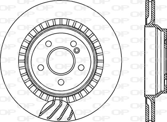 Open Parts BDR2421.20 - Тормозной диск autosila-amz.com