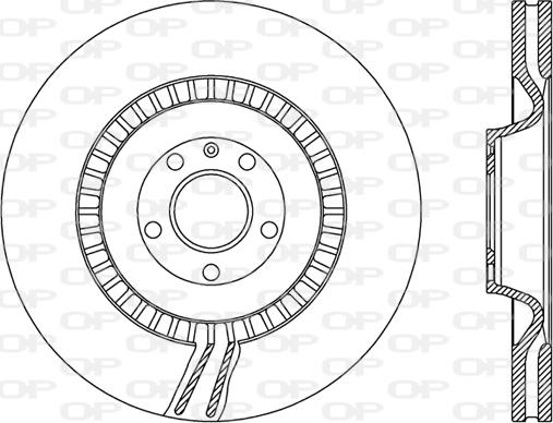Open Parts BDR2475.20 - Тормозной диск autosila-amz.com
