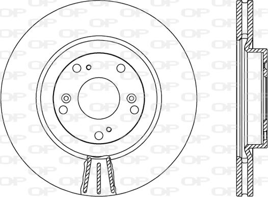 Open Parts BDR2473.20 - Тормозной диск autosila-amz.com
