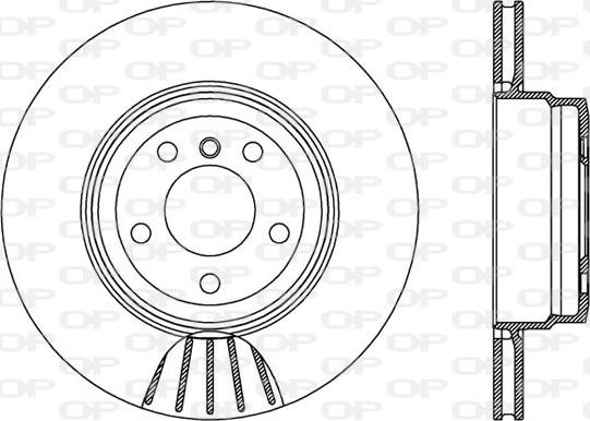 Open Parts BDR2545.20 - Тормозной диск autosila-amz.com