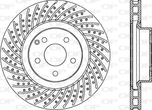 Open Parts BDR2540.25 - Тормозной диск autosila-amz.com