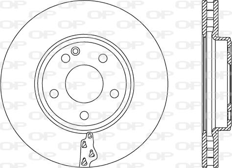 Open Parts BDR2644.20 - Тормозной диск autosila-amz.com