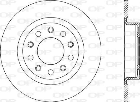 Open Parts BDR2615.10 - Тормозной диск autosila-amz.com