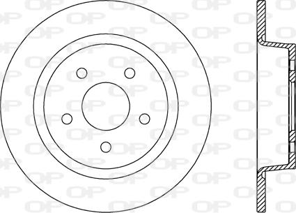 Open Parts BDR2635.10 - Тормозной диск autosila-amz.com