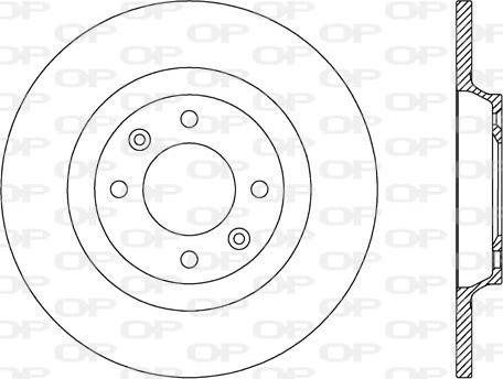 Open Parts BDR2632.10 - Тормозной диск autosila-amz.com