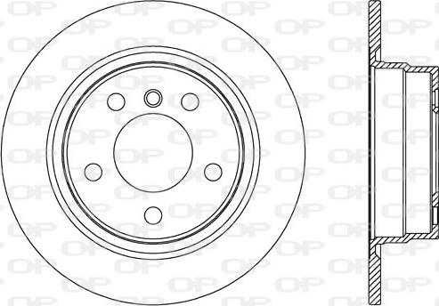Open Parts BDR2623.10 - Тормозной диск autosila-amz.com