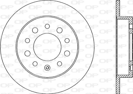 Open Parts BDR2048.10 - Тормозной диск autosila-amz.com