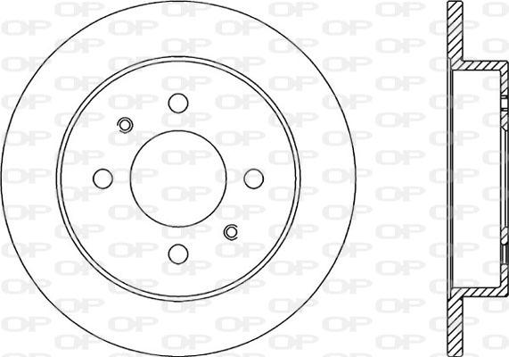 Open Parts BDR2016.10 - Тормозной диск autosila-amz.com